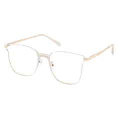 Cat-eye White Eyeglasses