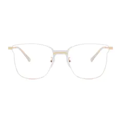 Cat-eye White Eyeglasses