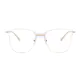 Cat-eye White Eyeglasses