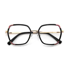 Geometric Black Eyeglasses