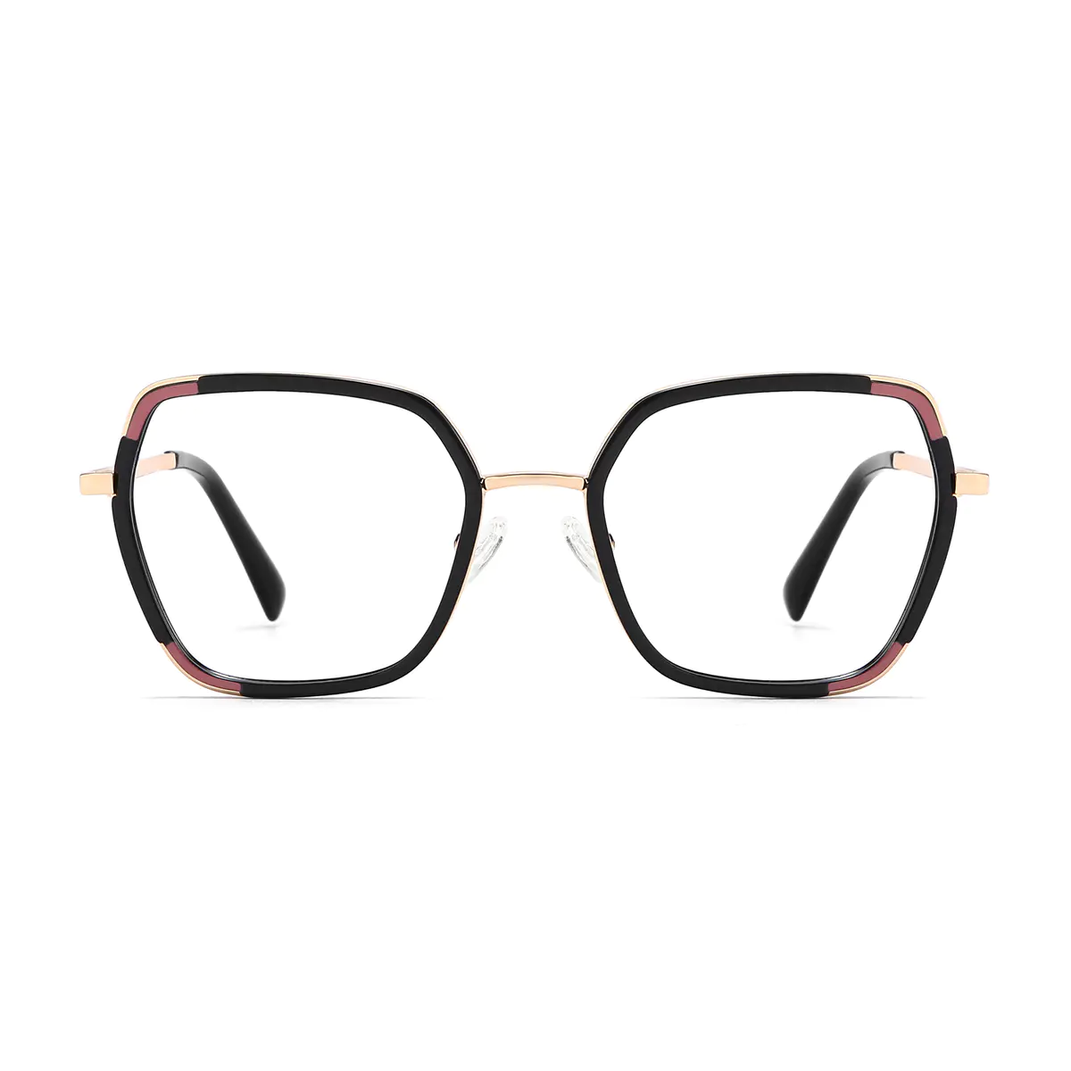 Geometric Black Eyeglasses