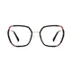 Geometric Black Eyeglasses