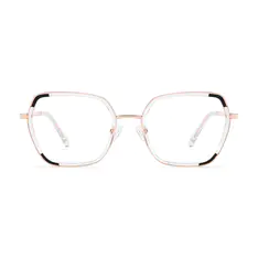 Geometric Clear Eyeglasses