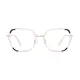 Geometric Clear Eyeglasses