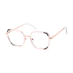 Geometric Clear Eyeglasses