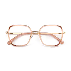 Geometric Rose Gold Eyeglasses