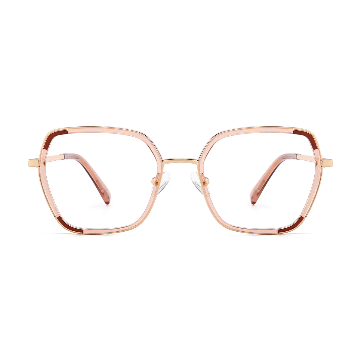 Geometric Rose Gold Eyeglasses