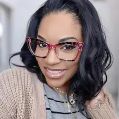 Cat-eye Pink/Tortoiseshell Eyeglasses