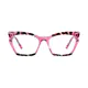 Cat-eye Pink/Tortoiseshell Eyeglasses