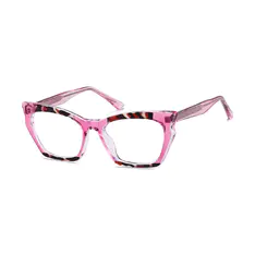 Cat-eye Pink/Tortoiseshell Eyeglasses