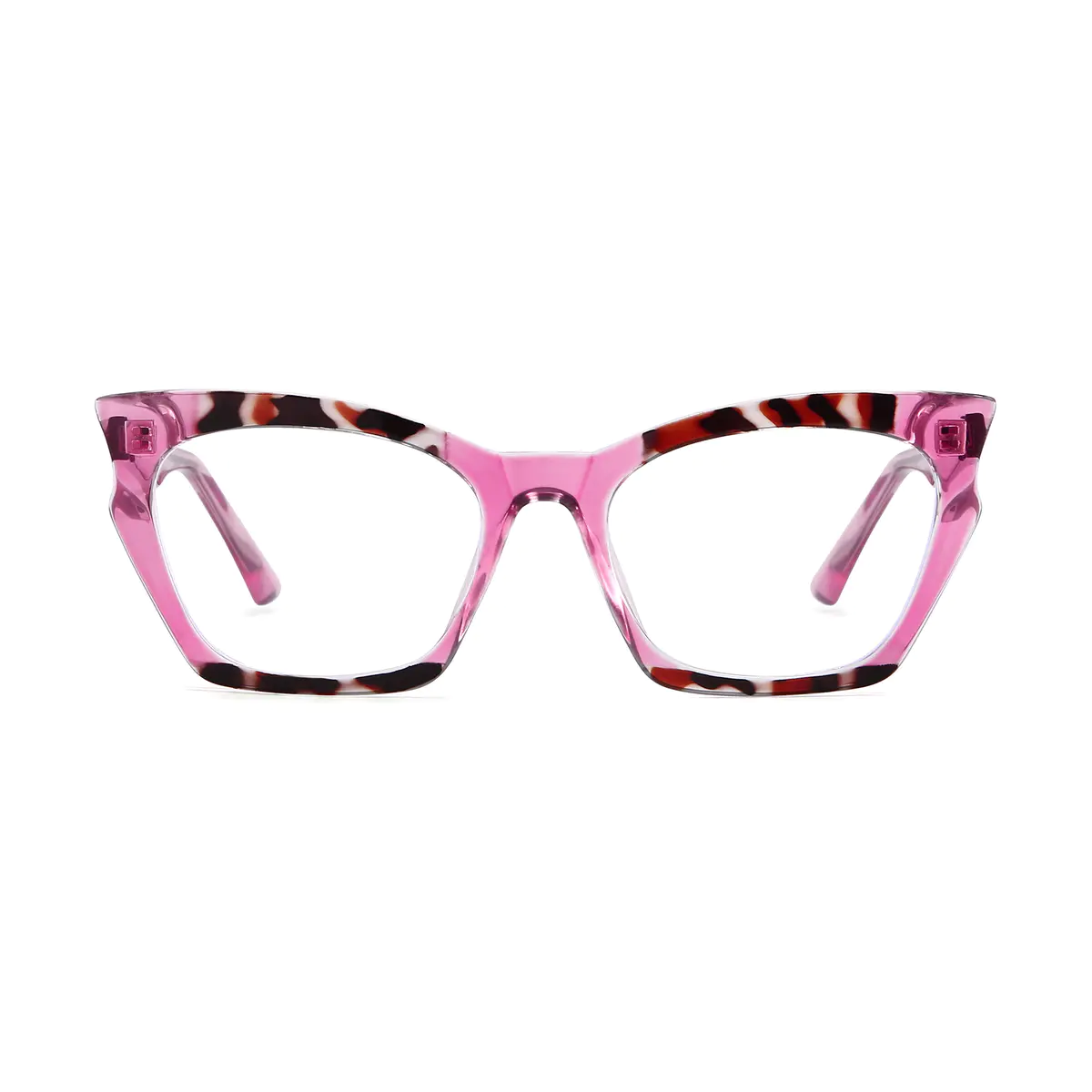 Cat-eye Pink/Tortoiseshell Eyeglasses