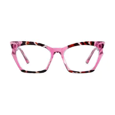 Cat-eye Pink/Tortoiseshell Eyeglasses