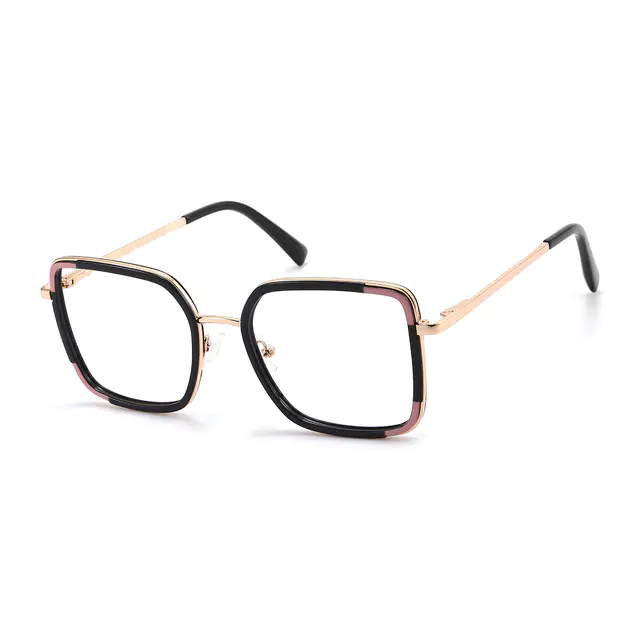 Square Black Eyeglasses