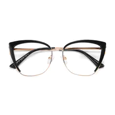 Cat-eye Black Eyeglasses