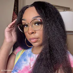 Cat-eye Light Brown Eyeglasses