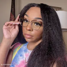 Cat-eye Light Brown Eyeglasses