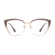 Cat-eye Light Brown Eyeglasses