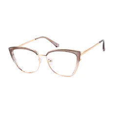 Cat-eye Light Brown Eyeglasses