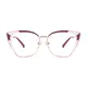 Cat-eye Transparent Pink Eyeglasses