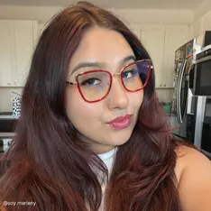 Cat-eye Red Eyeglasses
