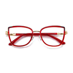 Cat-eye Red Eyeglasses