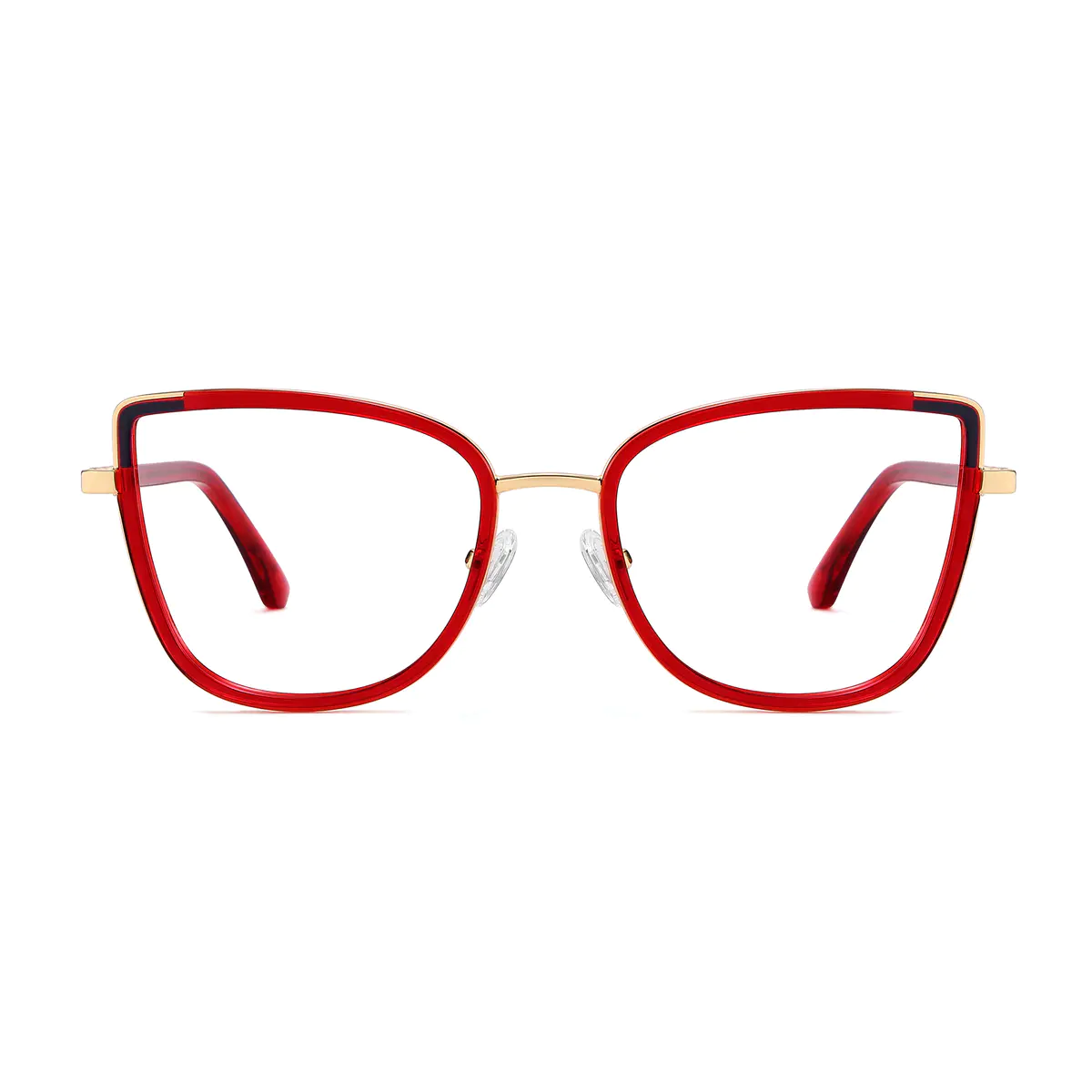 Cat-eye Red Eyeglasses