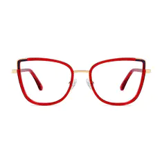 Cat-eye Red Eyeglasses