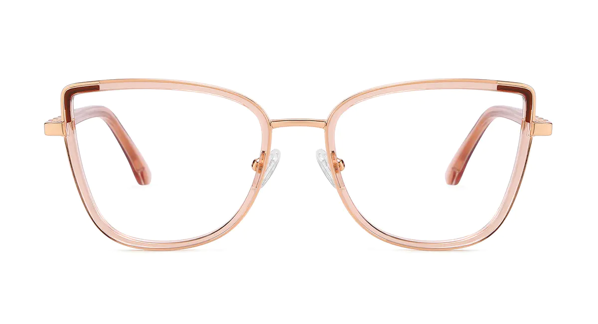 Cat-eye Pale Pink Eyeglasses