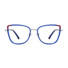 Cat-eye Light Blue Eyeglasses