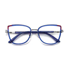 Cat-eye Light Blue Eyeglasses