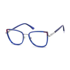 Cat-eye Light Blue Eyeglasses