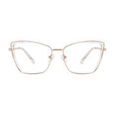 Cat-eye Clear Eyeglasses
