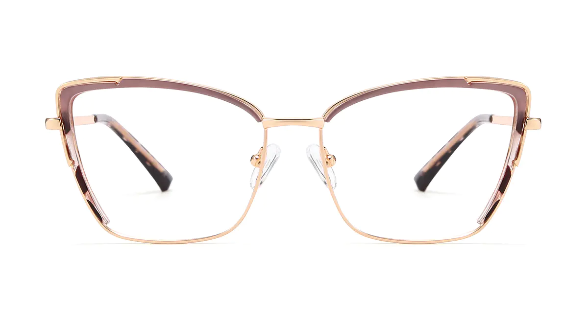 Cat-eye Pink/Tortoiseshell Eyeglasses