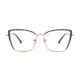 Cat-eye Transparent Gray Eyeglasses