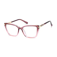 Square Gradient Pink Eyeglasses