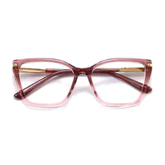 Square Gradient Pink Eyeglasses