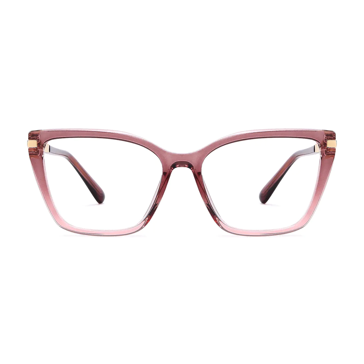Square Gradient Pink Eyeglasses