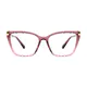 Square Gradient Pink Eyeglasses