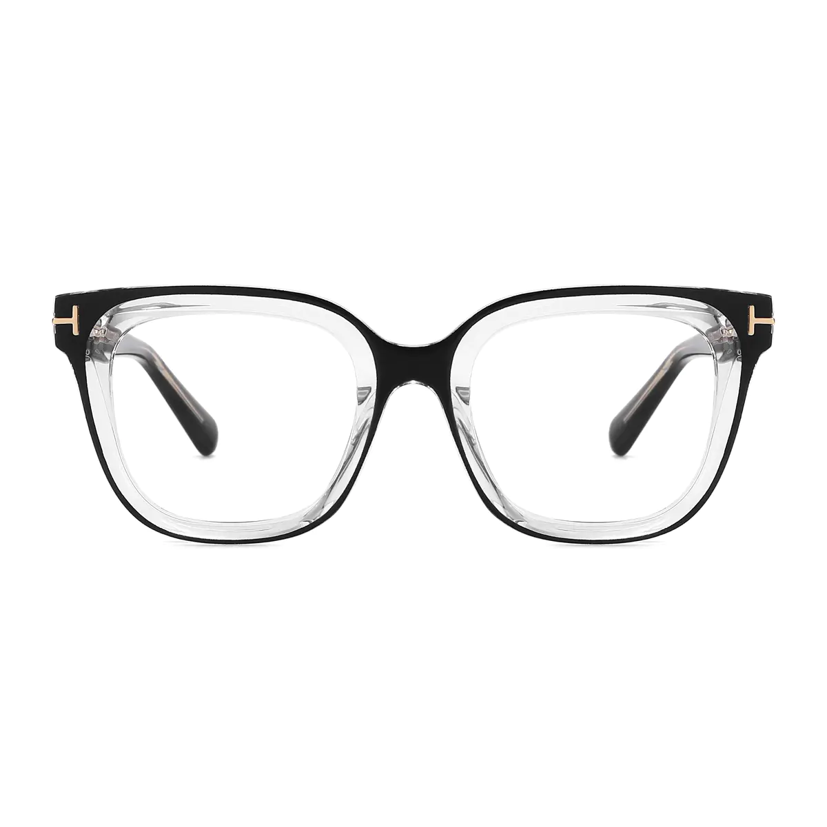 Square Black Eyeglasses
