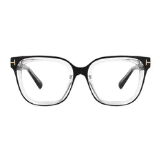 Square Black Eyeglasses