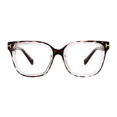 Square Ivory Tortoiseshell Eyeglasses