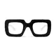 Square Black/ White Eyeglasses