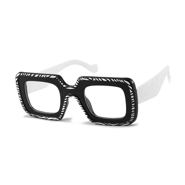 Square Ivory Tortoiseshell Eyeglasses