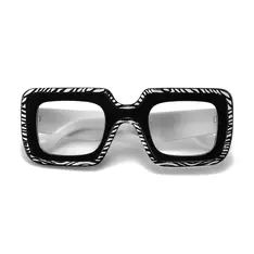 Square Ivory Tortoiseshell Eyeglasses
