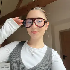 Aviator Tortoiseshell Eyeglasses