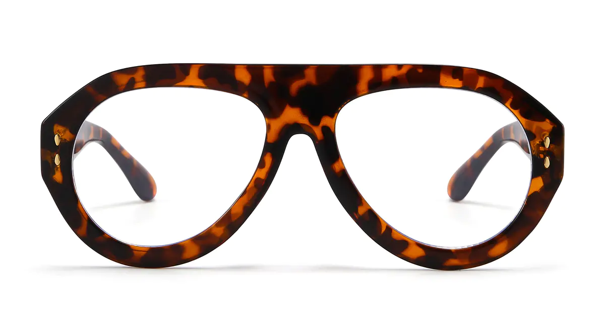 Aviator Tortoiseshell Eyeglasses