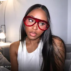 Aviator Red Eyeglasses