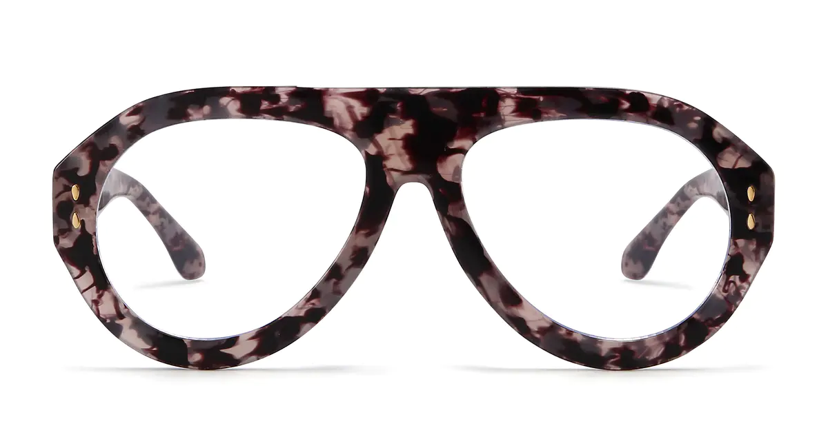Aviator Ivory Tortoiseshell Eyeglasses