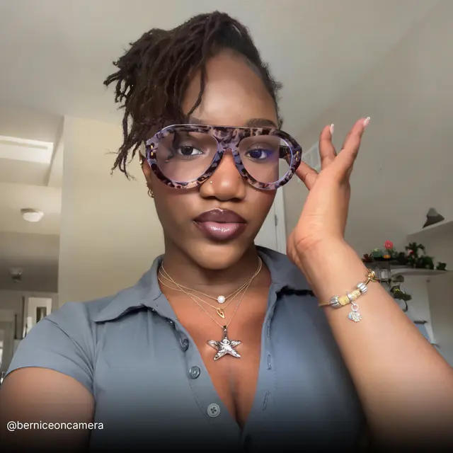 Aviator Ivory Tortoiseshell Eyeglasses