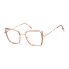Square Pale Pink Eyeglasses
